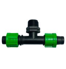Фитинг (для ленты) тройник соединительный, 1/2"HP  TT021712