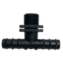 Фитинг (для трубки) тройник соединительный, 1/2"HP  TC021612