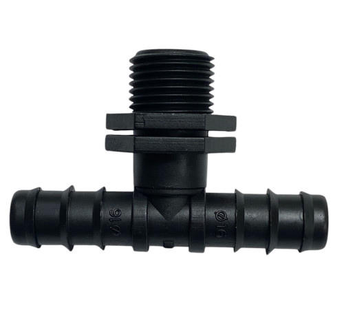 Фитинг (для трубки) тройник соединительный, 1/2"HP  TC021612