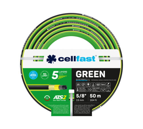 Шланг армированный для поливочных устройств GREEN ATS  5/8" - 50м.п.